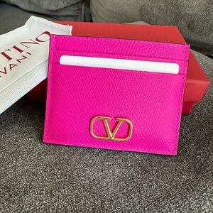 Valentino Garavani Leather card case
